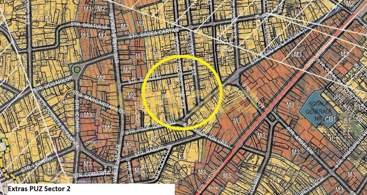 Teren de Vanzare 702 Mp - Central - Sector 2 - 1