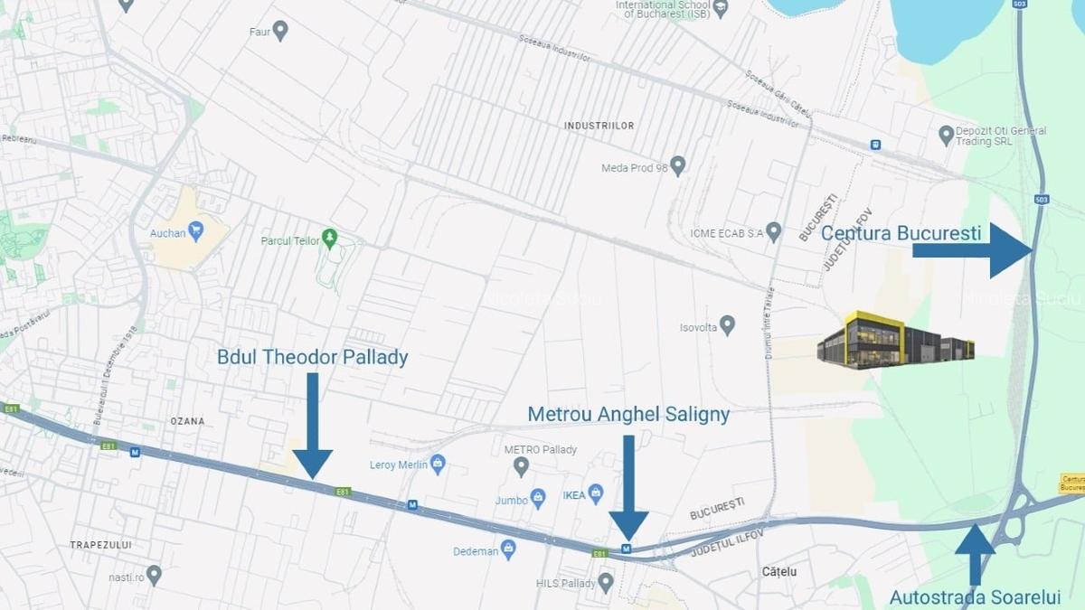 Hala de Inchiriat 600mp - Pallady - Parc Logistic 2025 - 2