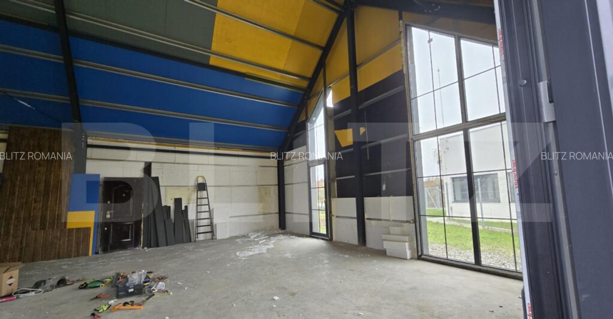 Hala metaloca 190 mp, teren 2400 mp, zona Doba - 6