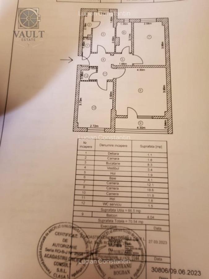 APARTAMENT 3 CAMERE-SEBASTIAN-PARC-HOL H-2 BAI-PARCARE-REABILITAT - 17