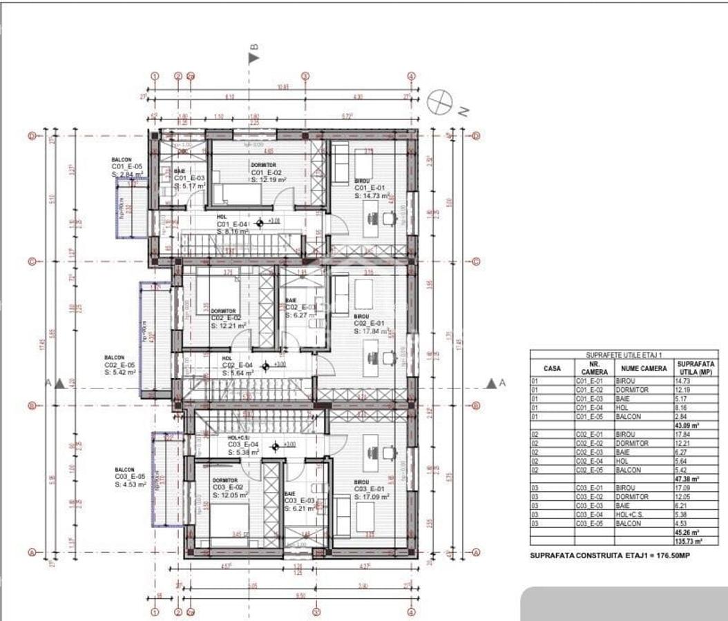 Parcul Teilor - Vila Tip Triplex P+1E+M - Comision 0% - 3