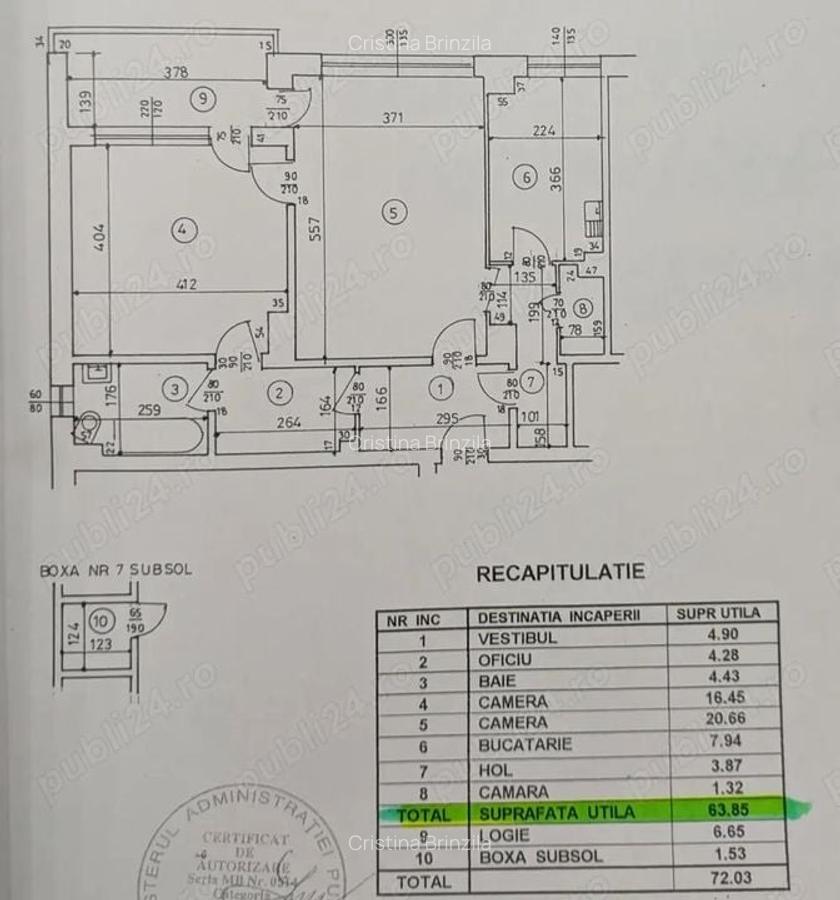 De vanzare Apartament 2 camere - Ultracentral - Universitate, sect 3 - 9