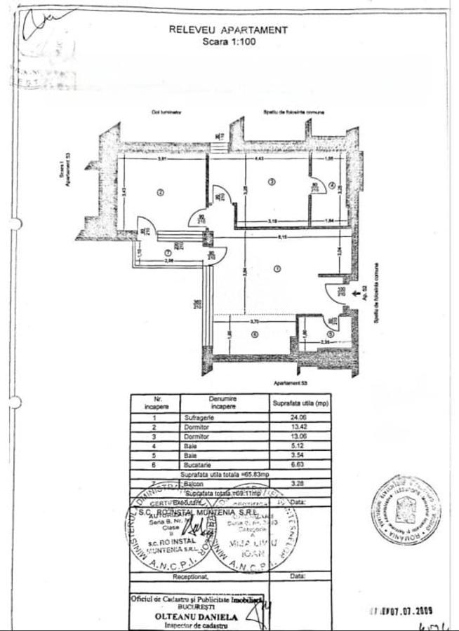 Apartament cu 3 camere semidecomandat în Titan - 13