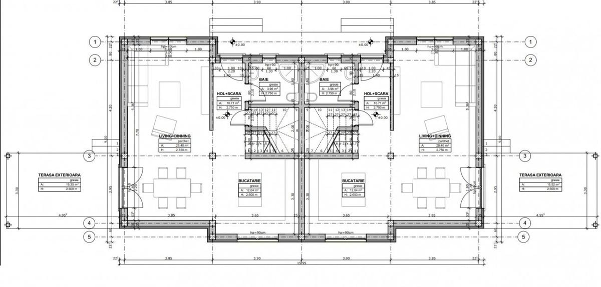 Duplex cu 4 camere, mobilat si utilat -103 mp- Mosnita - Drumul Boilor - 5