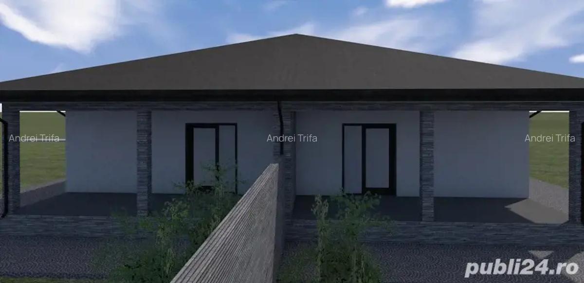 Casa duplex parter Giroc , 445mp teren fiecare jumatate , 114 mp utili - 9