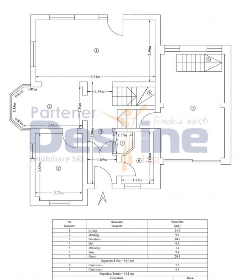 Bucium - Casa individuala P+M 183 mp + TEREN 820mp - 6