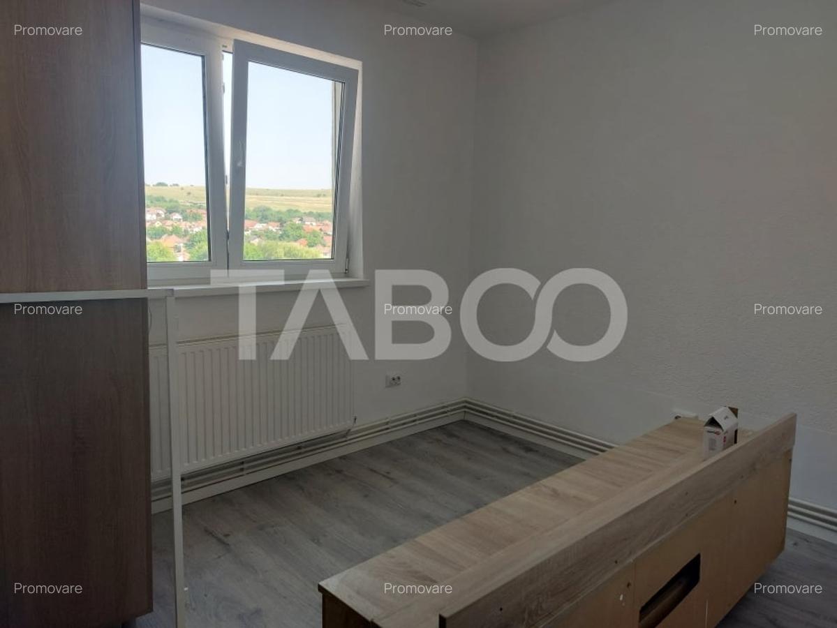 Apartament 3 camere renovat total 38 mp etaj 3 Stejarului Cisnadie - 5