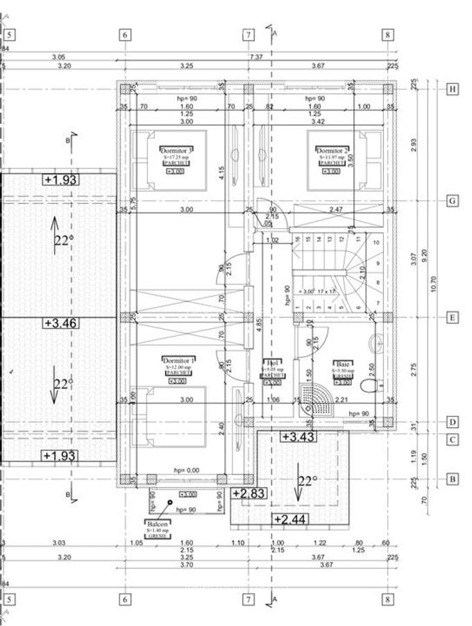 Casa Ind.,P+1, 5 camere, 104mp, garaj, teren 463mp, Cart. Primăverii - 8