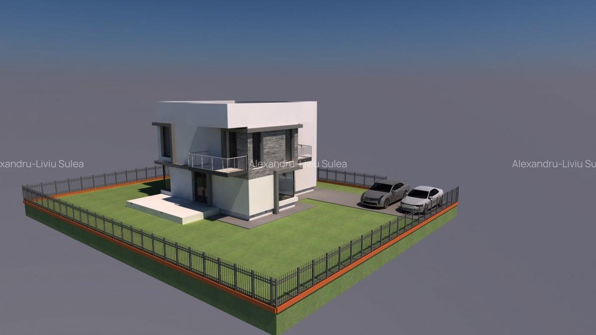 Casa P+E moderna in Sanpetru, teren 500mp - 1