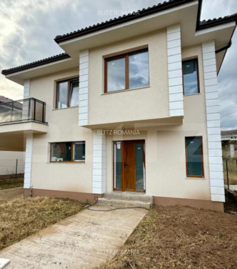 Casa individuala 109 mp utili, 400 mp teren, semifinisata, z - 14