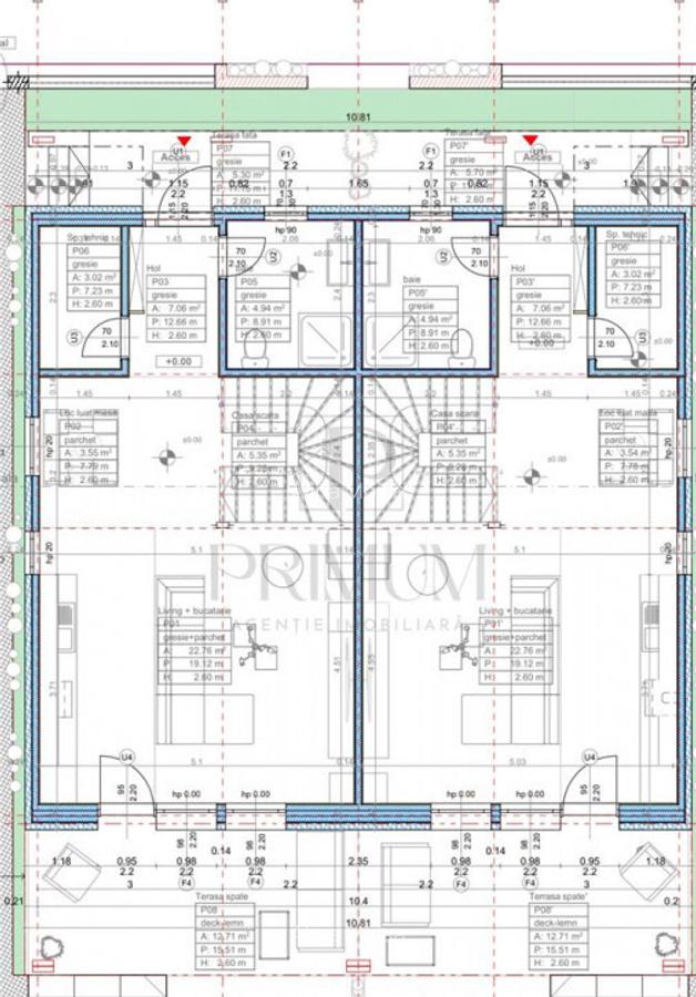 Duplex finalizat - bine compartimentat - toate utilitatile - - 18