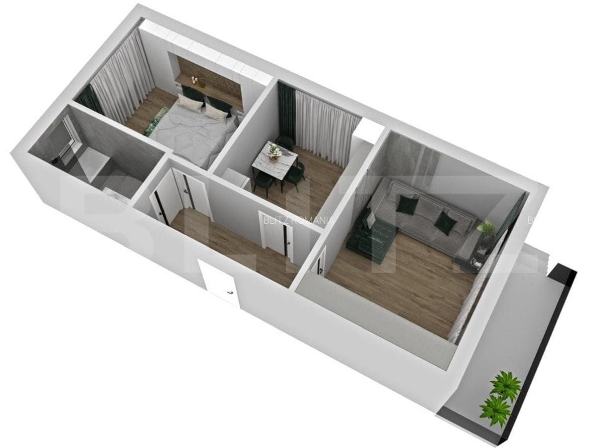 Apartament de vanzare cu 2 camere in Sanpetru - Brasov - 2
