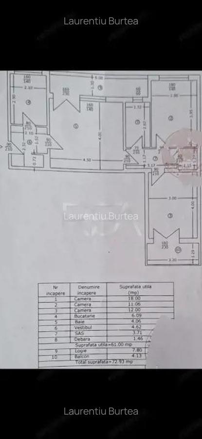 3 camere 5/9, zona Uverturii-Teatrul Masca - 1