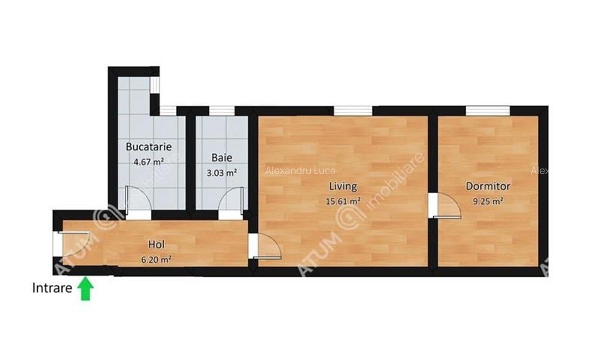 Apartament de inchiriat cu 2 camere zona Vasile Aaron din Sibiu - 4