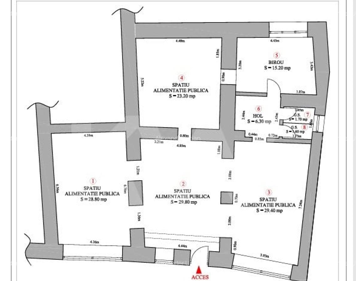 Spatiu comercial stradal 136mp Central Istoric Sibiu preluare chirias - 4