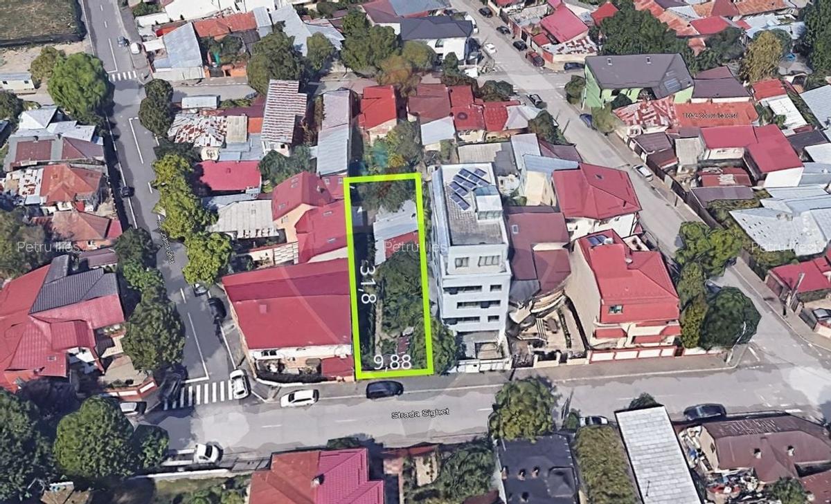 Teren intravilan Doamna Ghica, 312 mp, schimb cu casa 120 mp. - 2