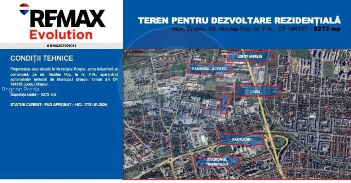 Teren pentru Dezvoltare Reziden?iala COMISION 0% - 13