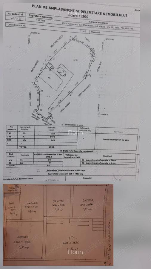 Casa 3 camere, bucatarie, baie, beci si teren 4600 mp, panouri solare, Mastacani - 8