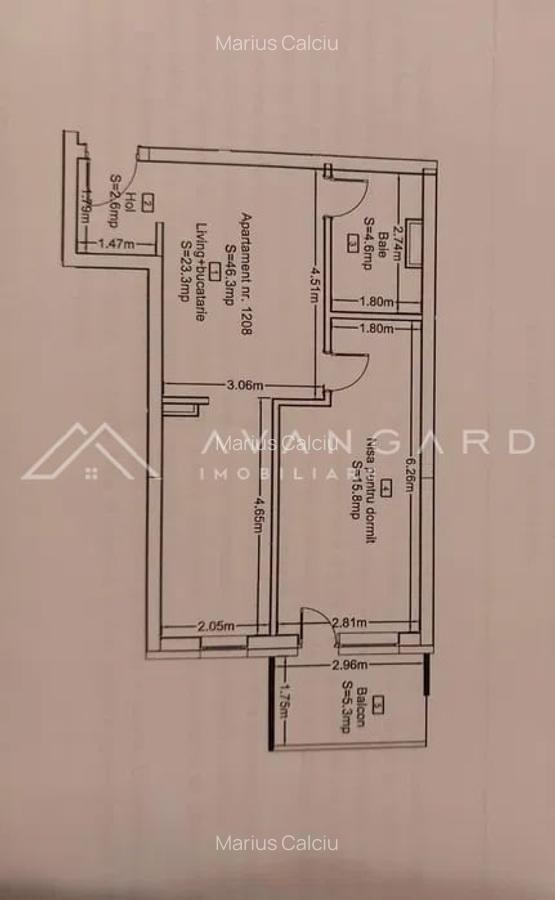 | Apartament 2 camere | 46 mp | Semifinisat | Zona Lidl - Frunzisului | - 8 | Apartament 2 camere | 46 mp | Semifinisat | Zona Lidl - Frunzisului | - 8