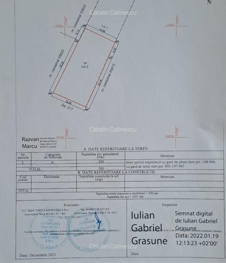 Comision 0% // Teren intravilan 500 mp - Dragomiresti Deal // Toate utilitatile - 2