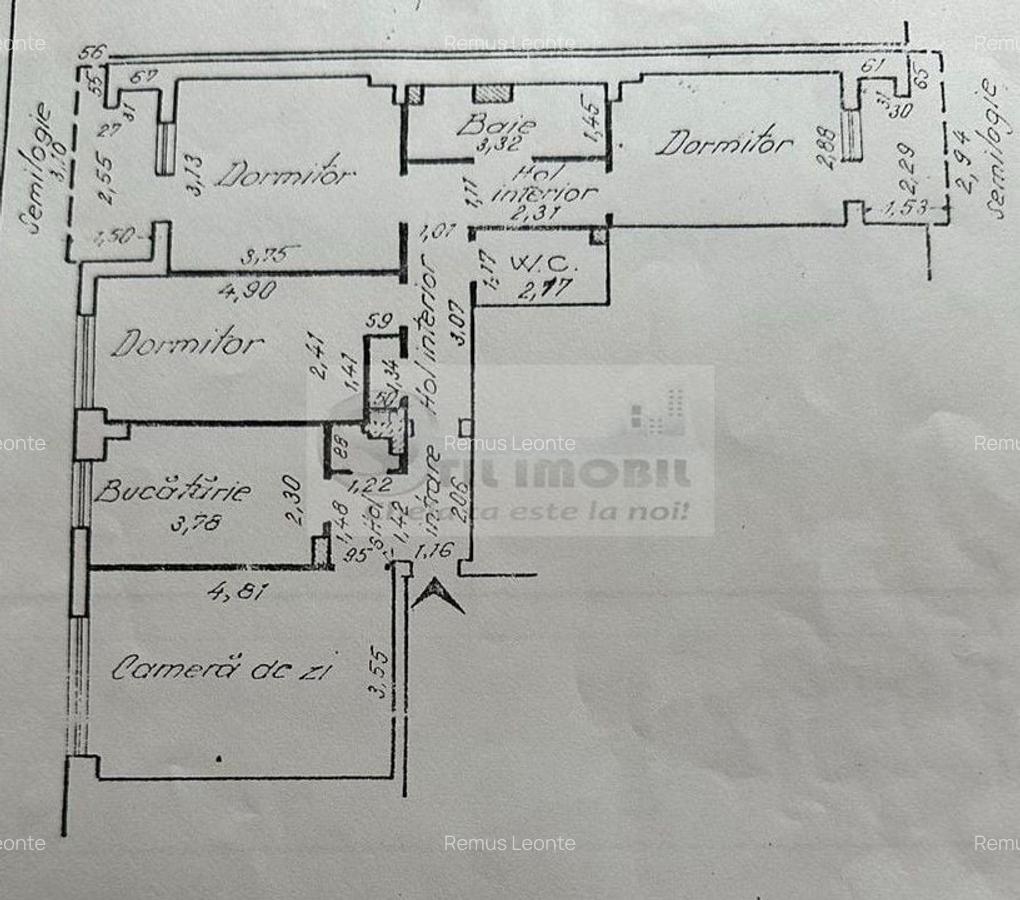 Apartament 4 camere, decomandat, 92.28 mp utili - Dacia - etaj 2/4 - 11