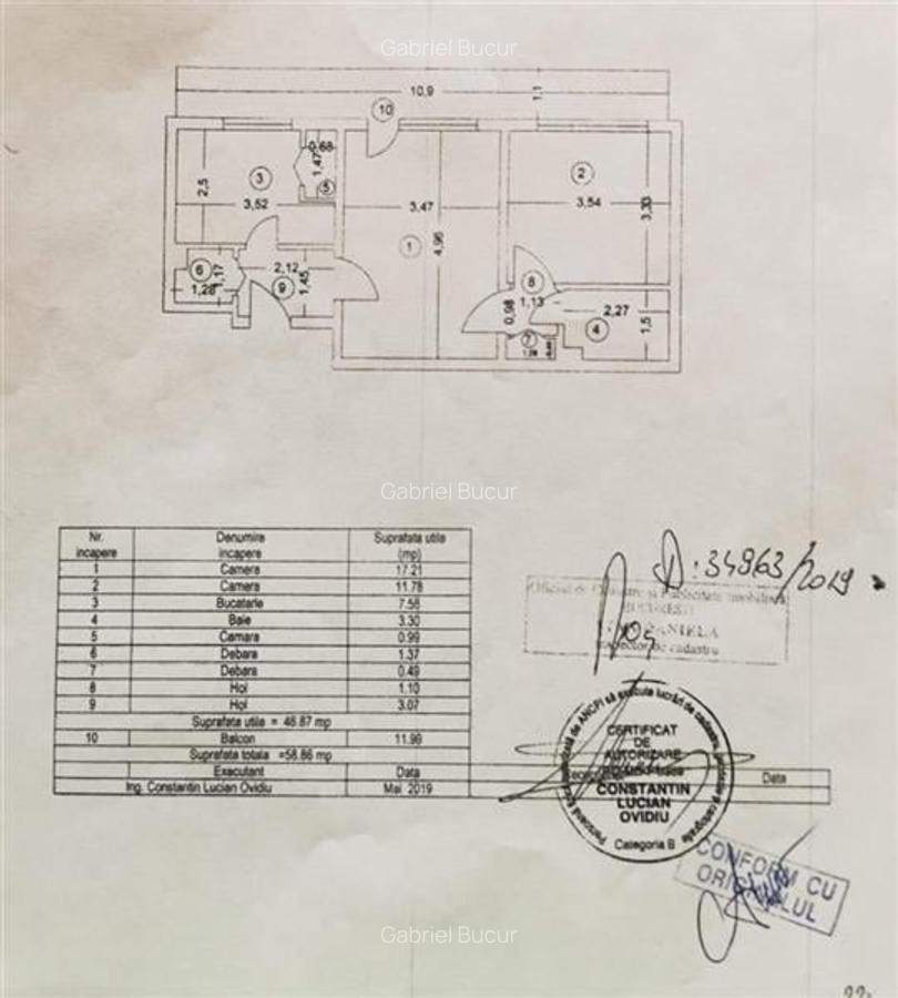 Apartamentu 2 camere Semidecomandat Piata Progresu Comision 0% - 17