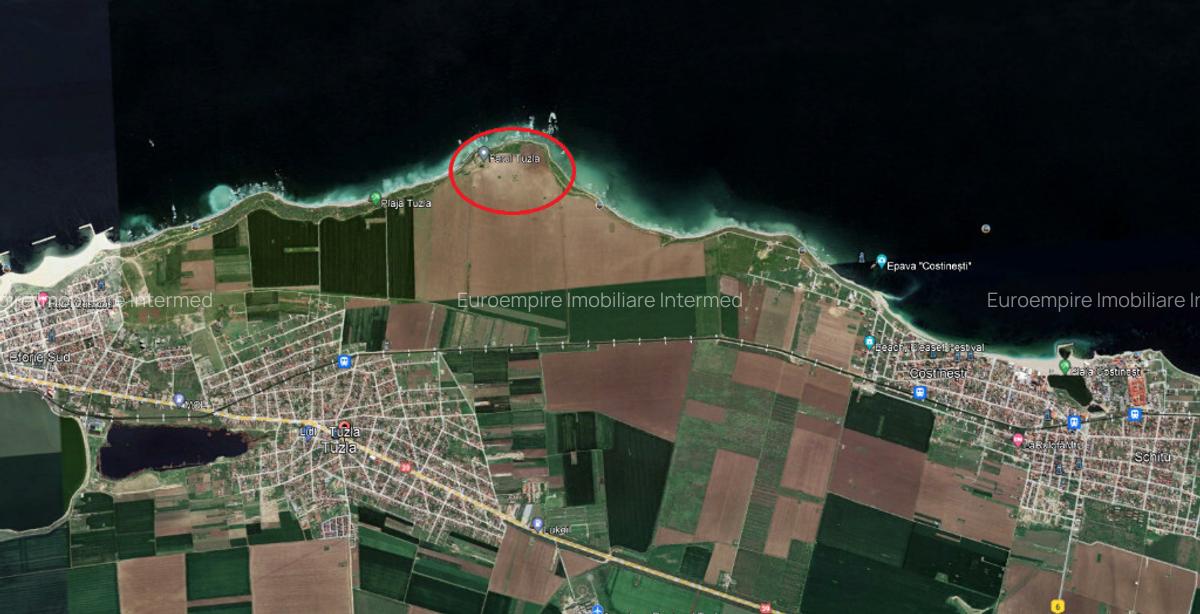 Teren in Tuzla zona Far primul rand la Marea Neagra - 1
