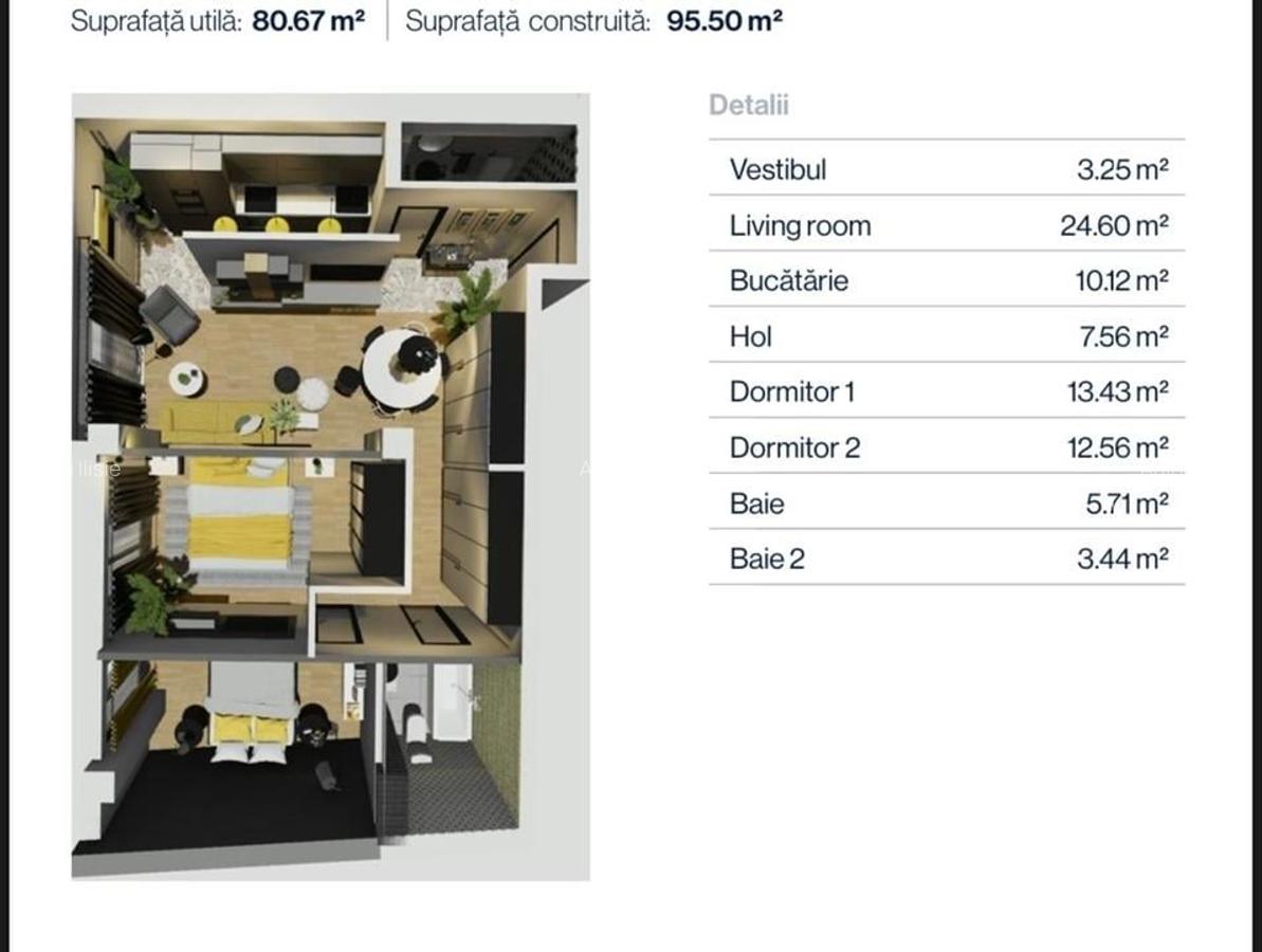 Apartament cu 3 camere decomandat în Central - 12
