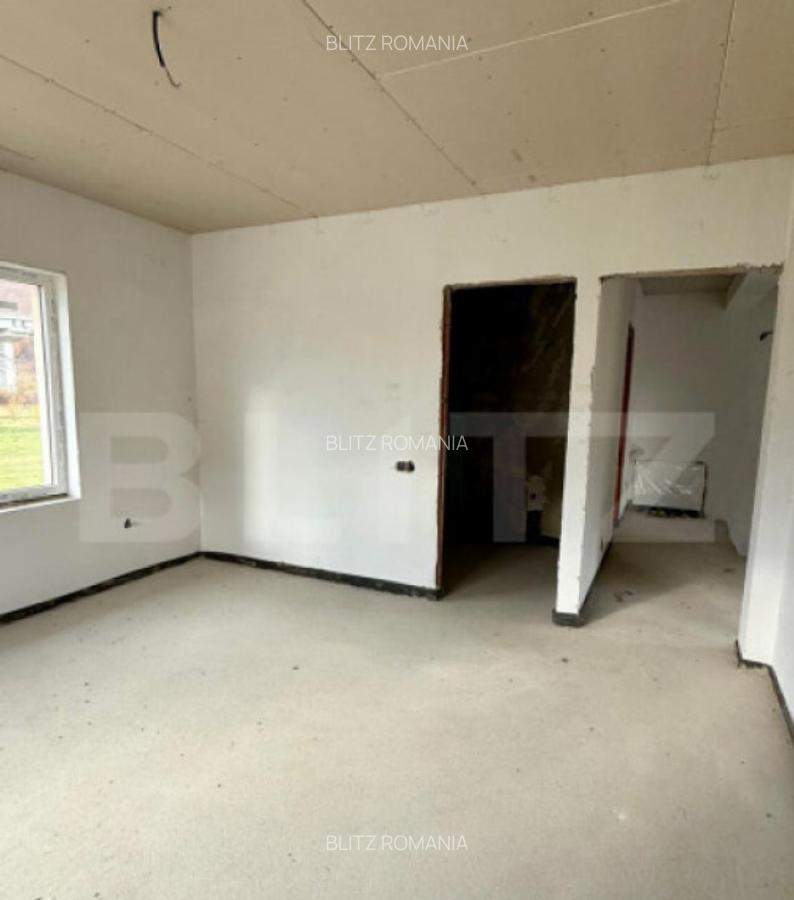 Casa individuala 109 mp utili, 400 mp teren, semifinisata, z - 8