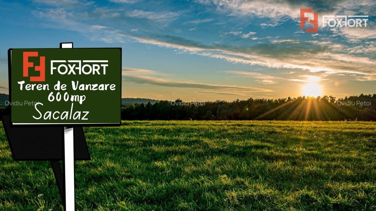 Teren intravilan 600 mp, Sacalaz - Utilitati la strada - 1