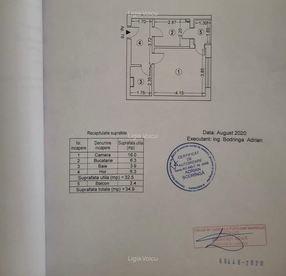 Garsonieră de vânzare Lujerului- Exigent Plaza - 7