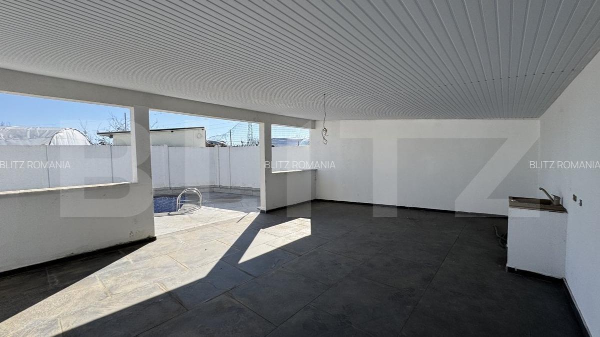 Casa P + E de 137 mp, cu 400 mp teren, piscina, terasa, zona Garlesti - 2