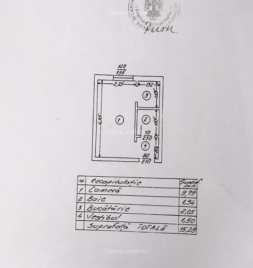 Garsoniera Renovata complet cu centrala termica - 1