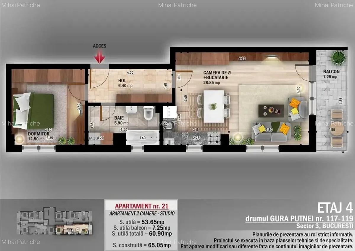 TVA INCLUS Apartament 2 camere FINALIZAT - Pallady / Parcul Teilor - 8