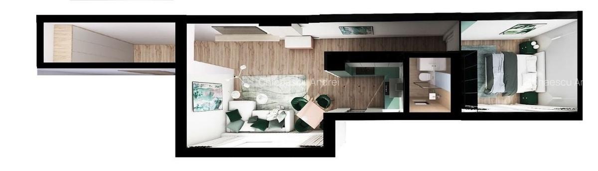 Apartament cu 2 camere decomandat în Victoriei - 6