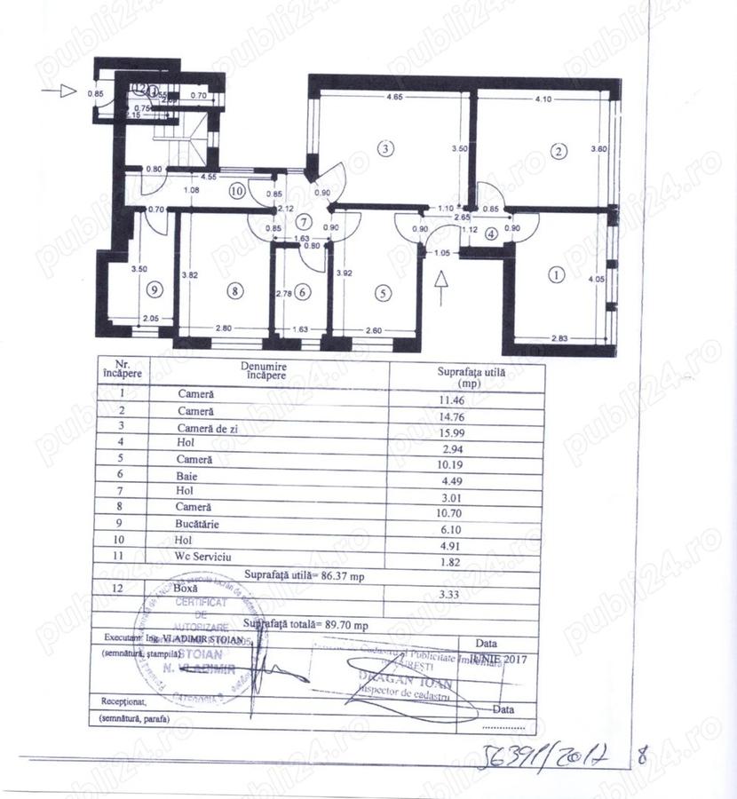 Apartament 4 camere de vânzare – Cismigiu, Str. General H. M. Berthelot, 86 mp, - 2