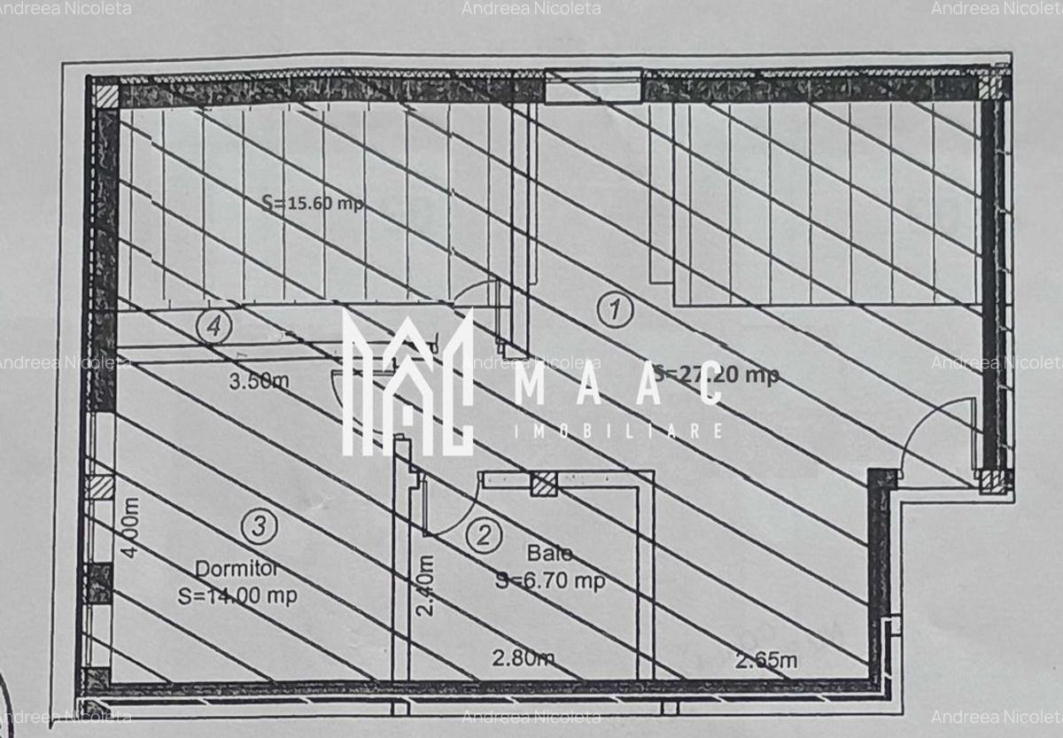 Apartament 3 Camere  70 MP| Pod Privat , Parcare | Turnișor | Sibiu - 1