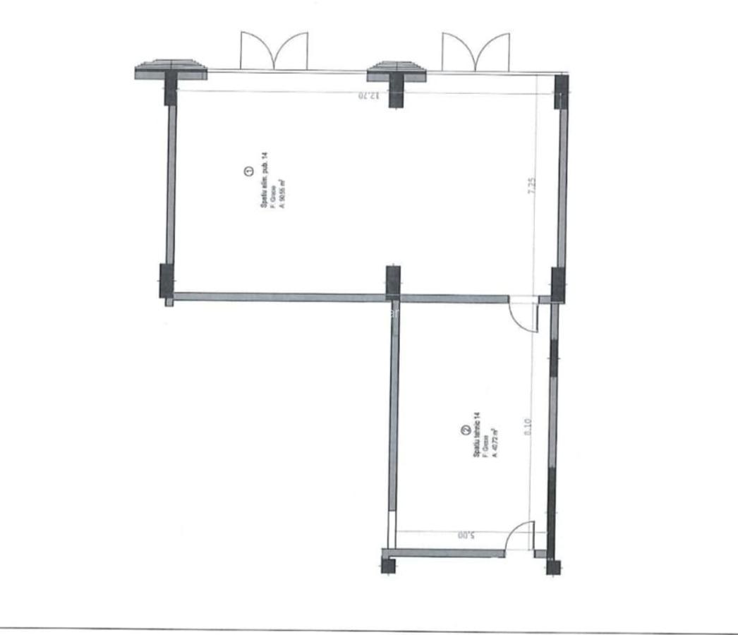 Spatiu autorizat pentru alimentatie publica, 131mp, zona Iulius Mall - 1