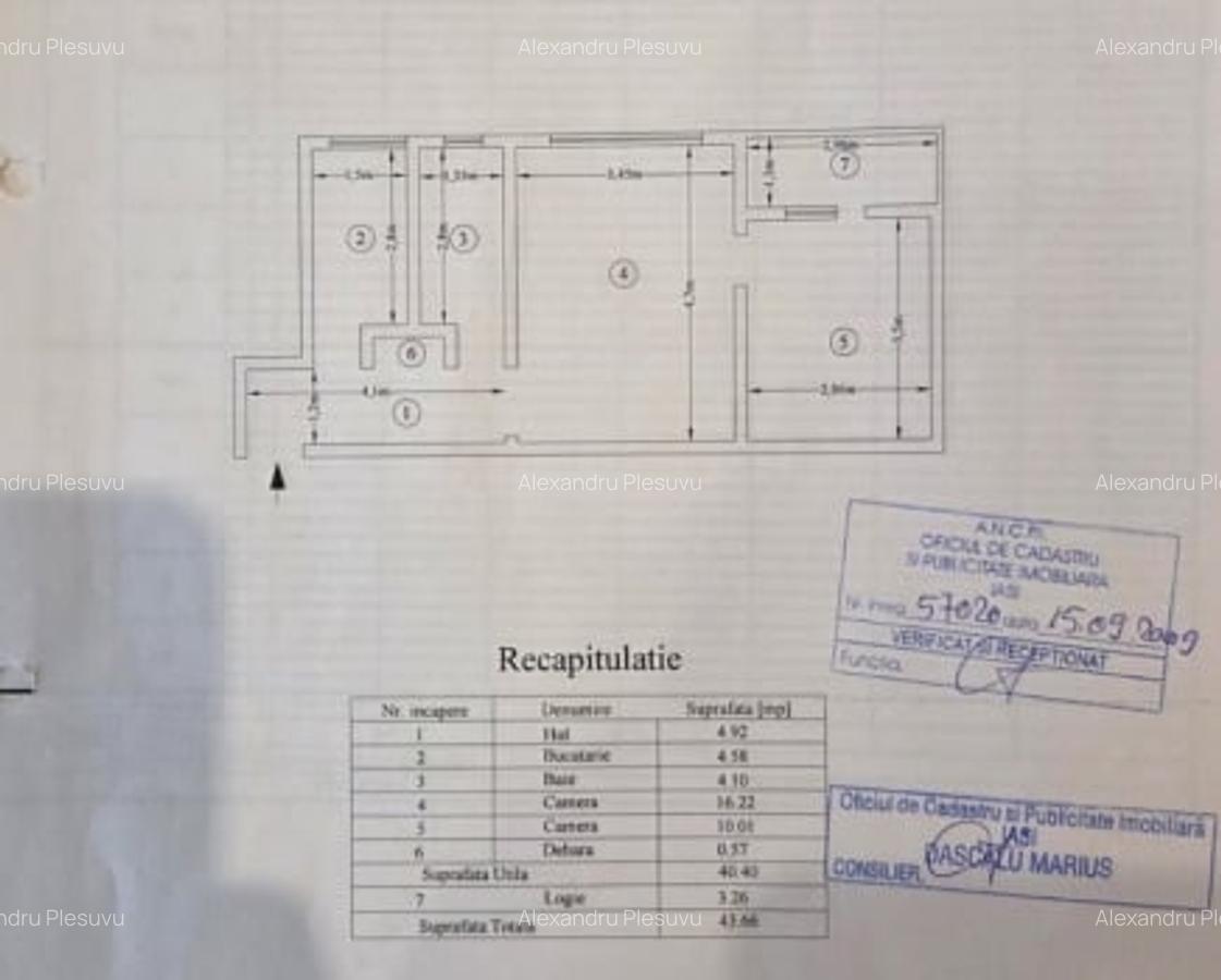 DE VANZARE-APARTAMENT 2 CAMERE-MIRCEA CEL BATRAN - 1