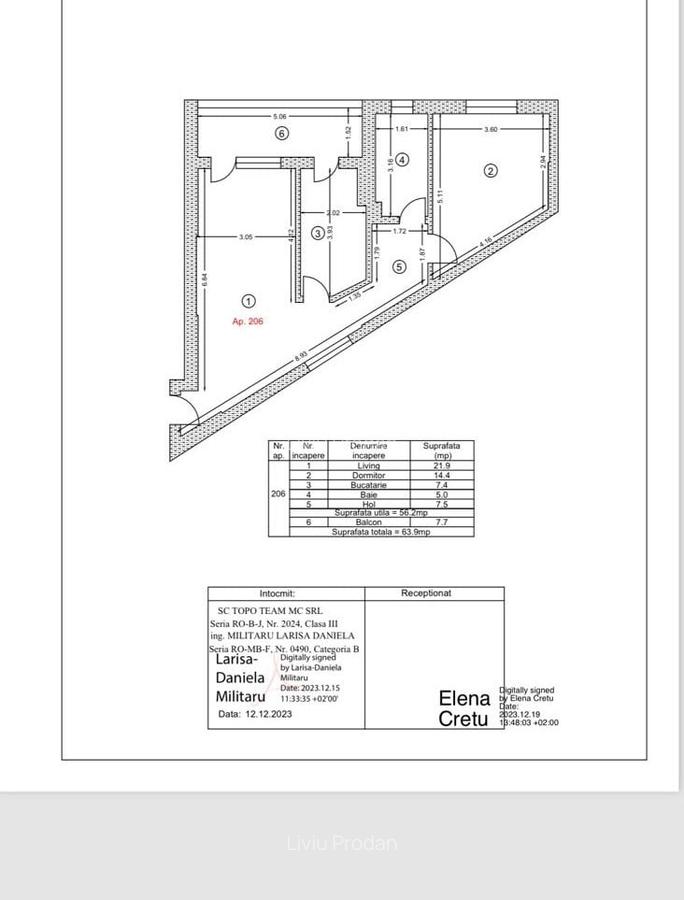 Metrou Berceni Ap 2 camere 64 MP - 21
