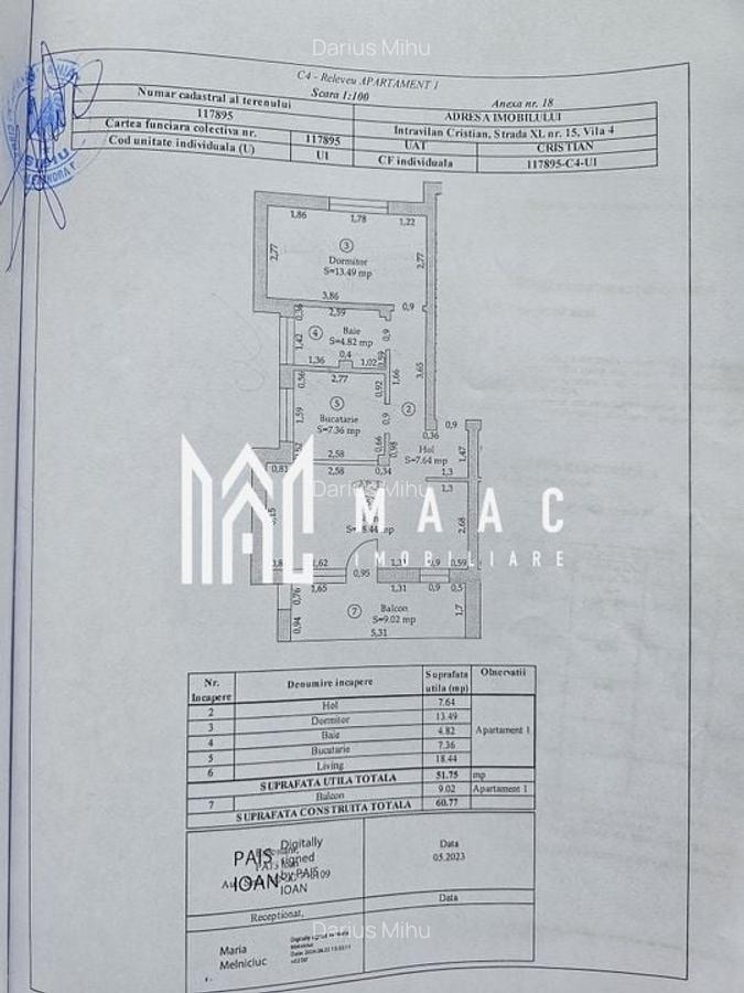 Apartament 2 camere | Decomandat | Balcon | Parcare - 12