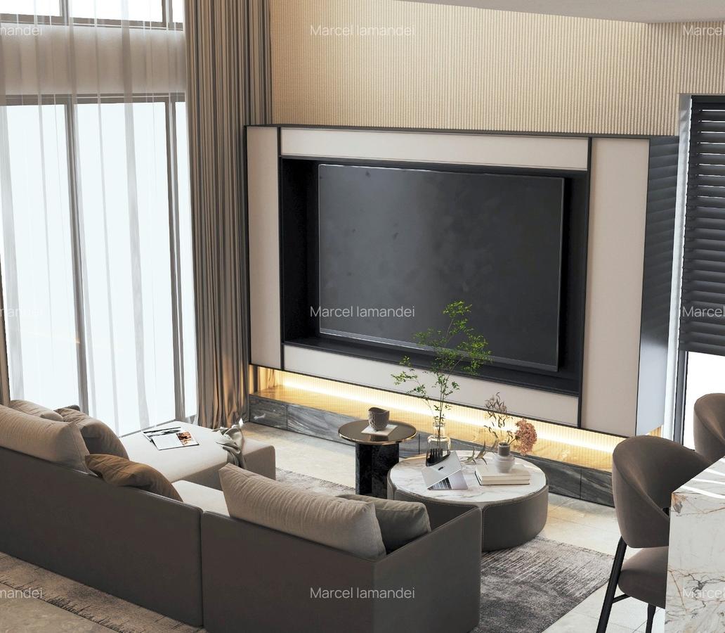Proiect Rar – Vilă Spațioasă cu Living pe Două Niveluri - 9
