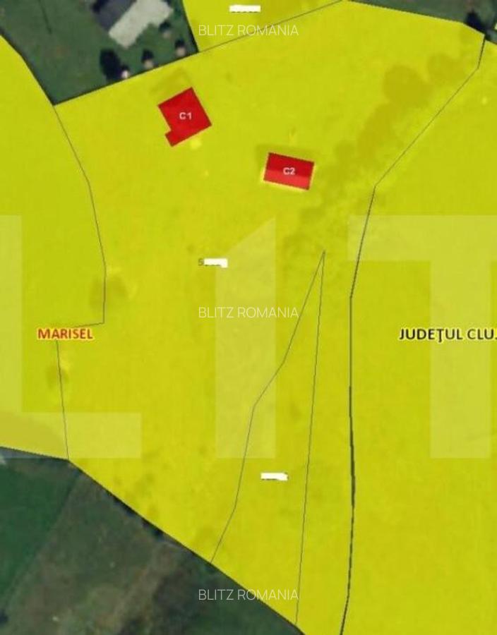 Pensiune si teren intravilan, 9814 mp in Marisel, zona parti - 2