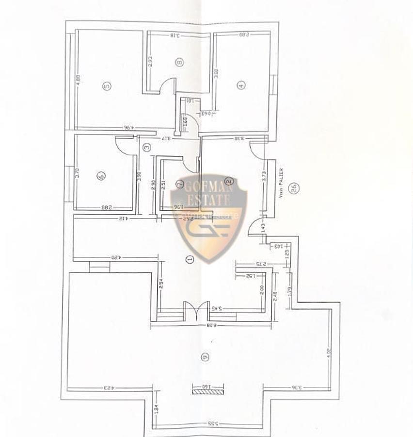 Apartament 4 camere, terasa 68 mp, Neptun Private Suites - 165mp, decomandat A/C - 9