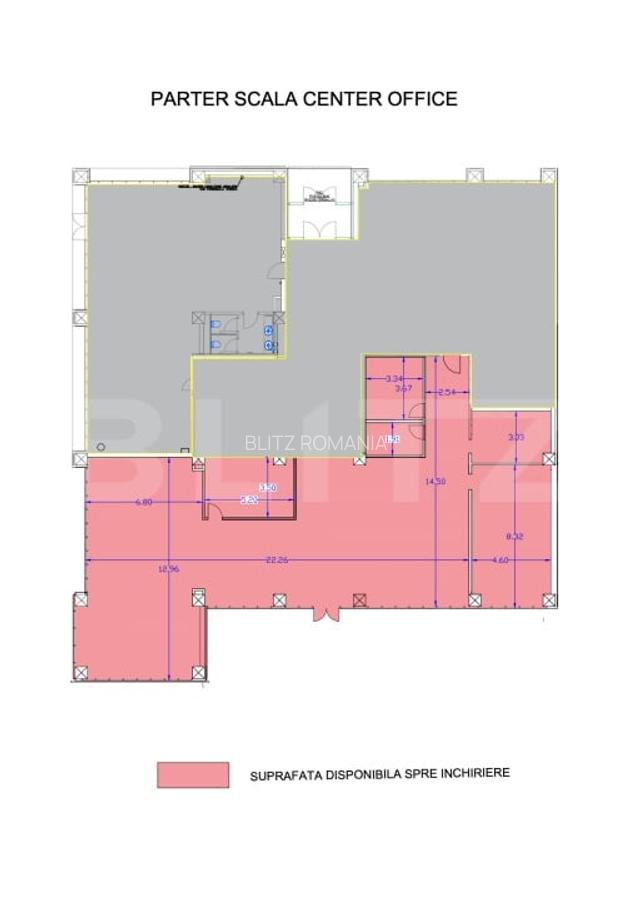 Spatiu birouri, 350 mp, Scala Center - 8