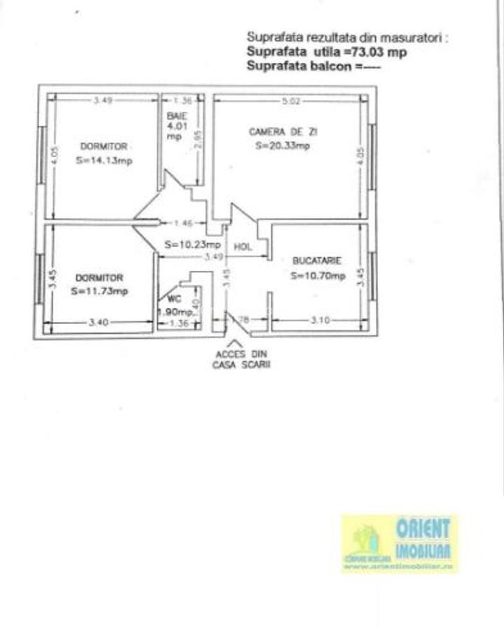 Inel 2, Dezrobirii, 3 camere, decomandat, 74mp, gaze, parter - 9