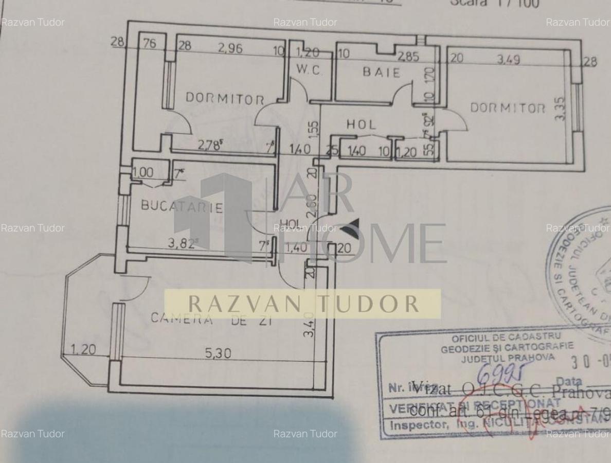 Apartament 3 camere , Pta Mihai Viteazul , zona centrala, Pl - 5 Apartament 3 camere , Pta Mihai Viteazul , zona centrala, Pl - 5