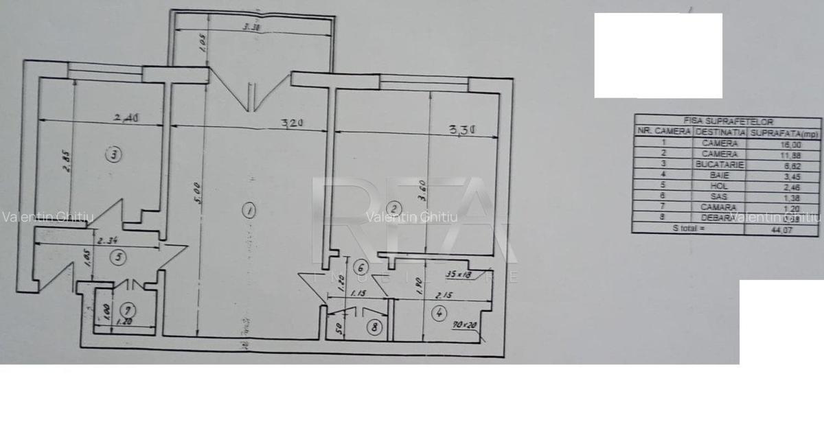 2 camere - Basarabia/Costin Georgian - metrou - 7