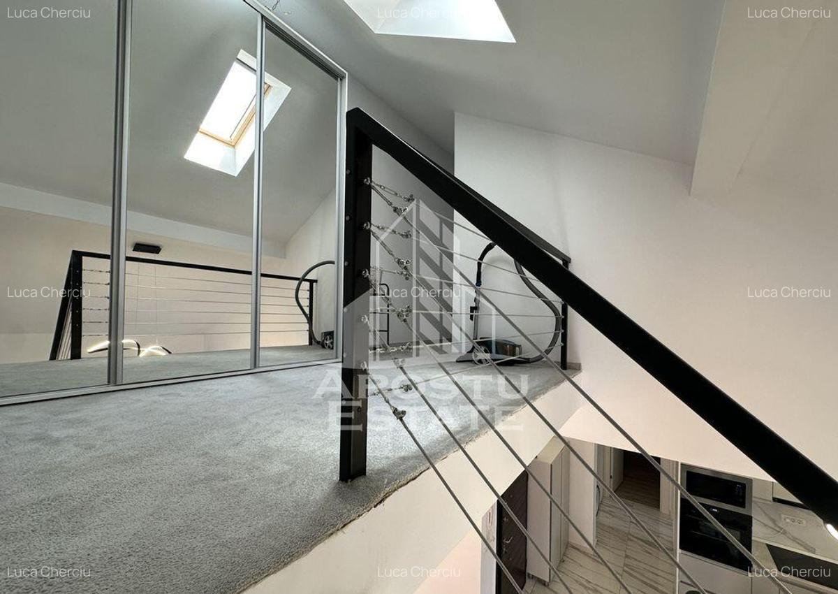 Penthouse cu 3 camere si 2 bai complet mobilat si utilat ... - 13