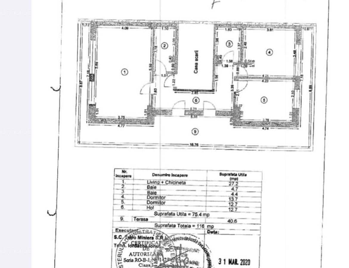 Apartament cu 3 camere decomandat, zona Promo. - 10
